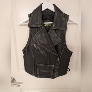 Danier Quilted padded leather vest